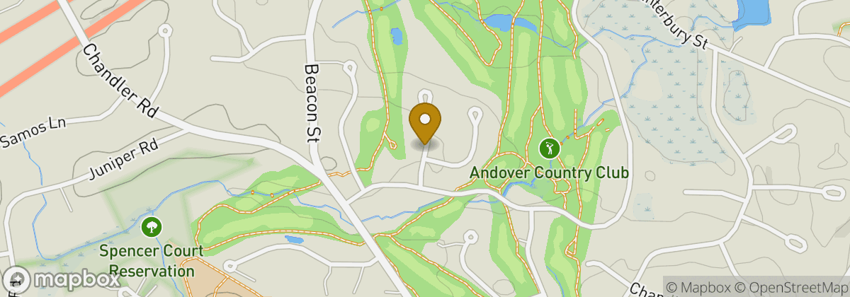 Map location: Andover Country Club