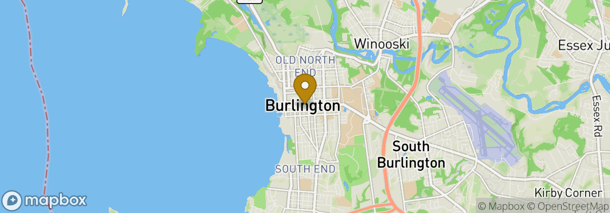 Map location: Burlington