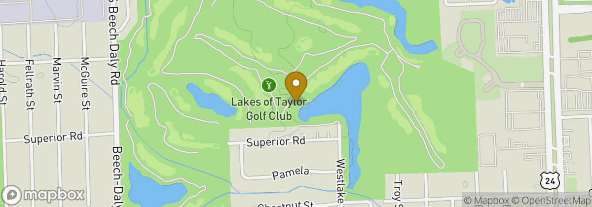 Map location: Lakes of Taylor Golf Course