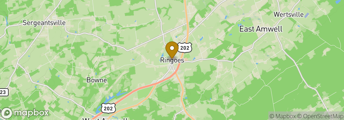 Map location: Ringoes