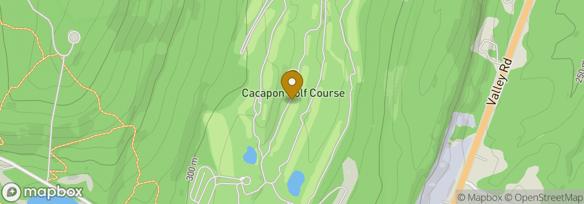 Map location: Cacapon Golf Club