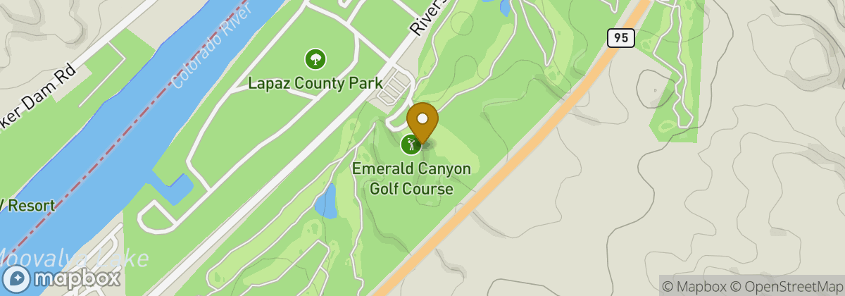 Map location: Emerald Canyon Golf Course