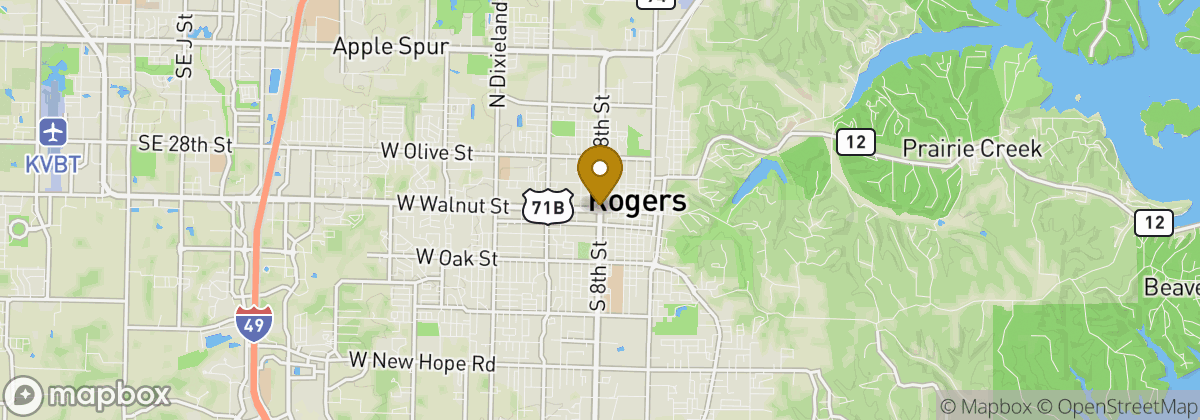 Map location: Rogers