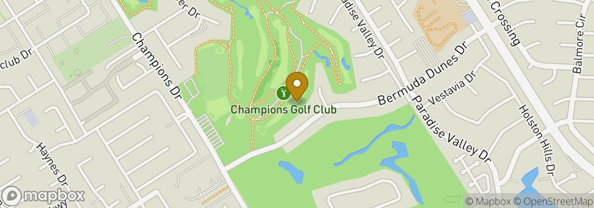 Map location: Champions Golf Club