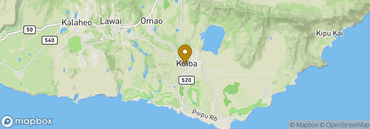 Map location: Koloa