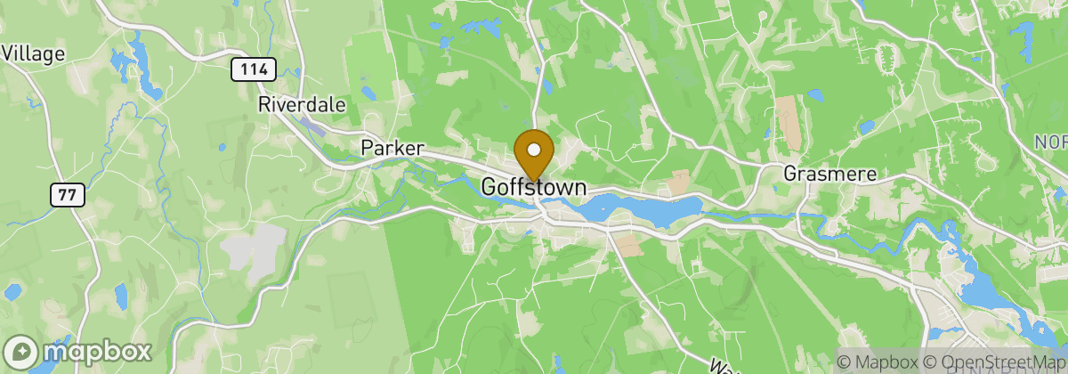 Map location: Goffstown