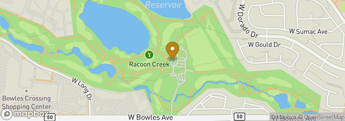 Map location: Raccoon Creek Golf Course