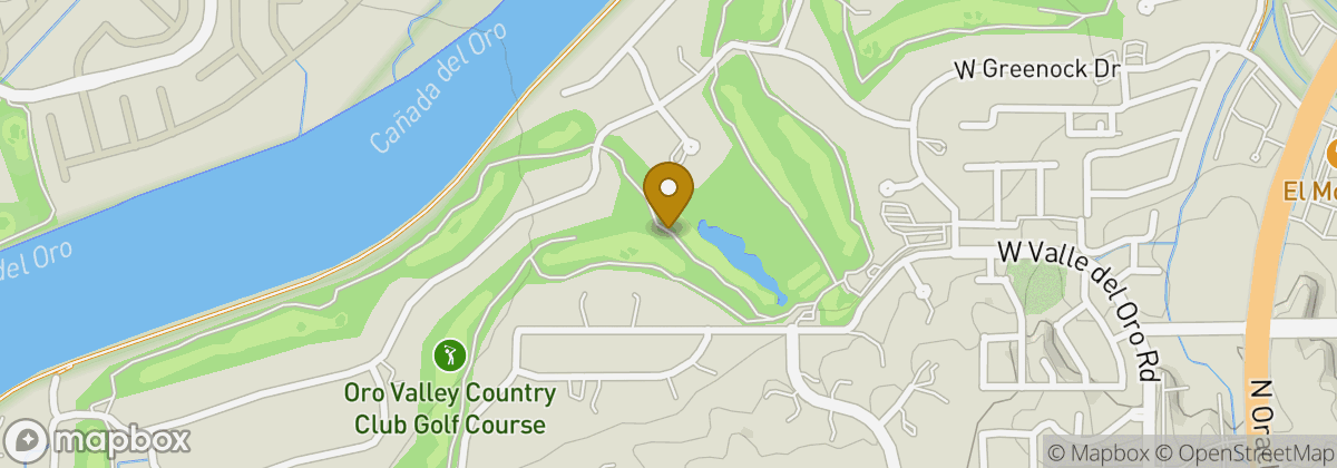 Map location: Oro Valley Country Club