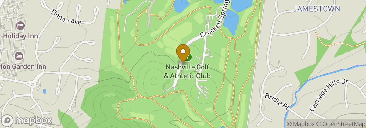 Map location: Nashville Golf & Athletic Club