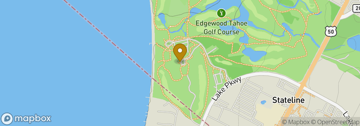 Map location: Edgewood Tahoe Resort