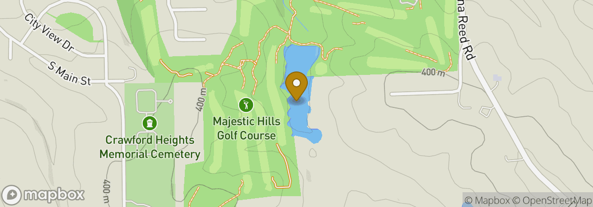 Map location: Majestic Hills Golf Course