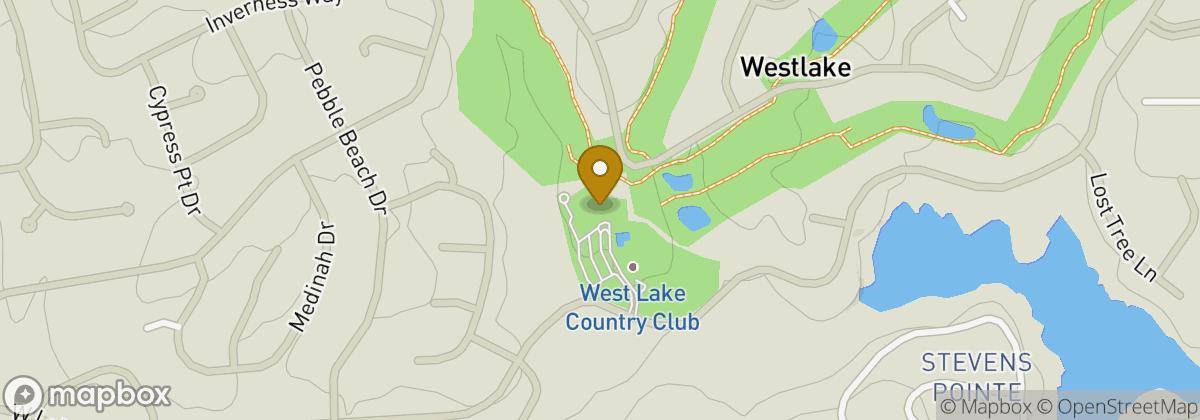 Map location: West Lake Country Club