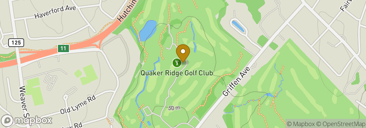 Map location: Quaker Ridge Golf Club