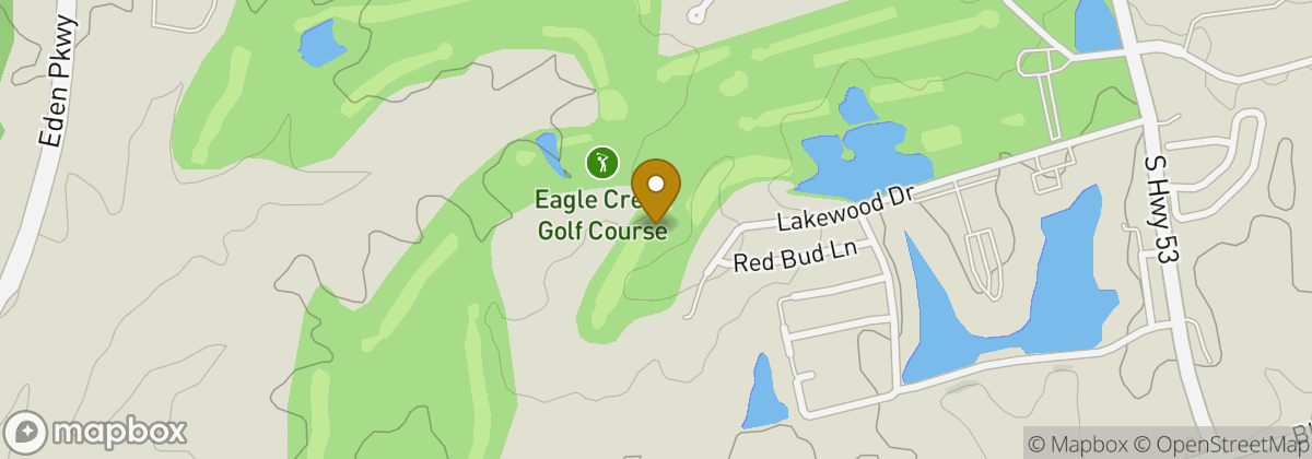 Map location: Eagle Creek Golf Course