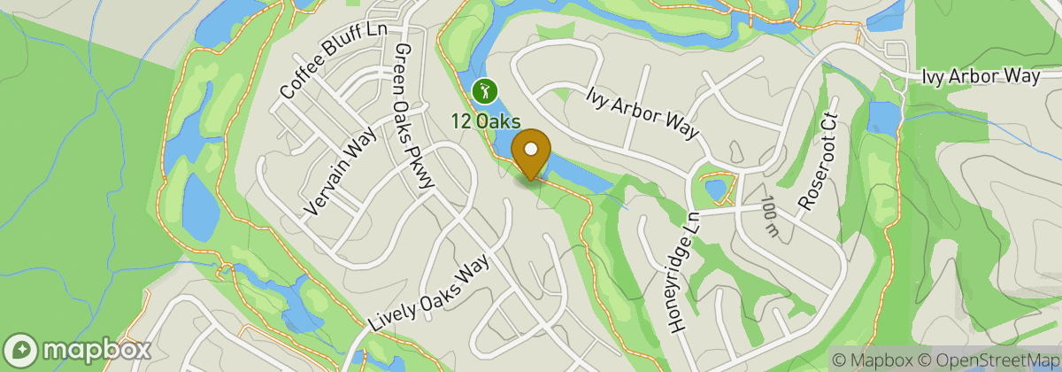 Map location: 12 Oaks