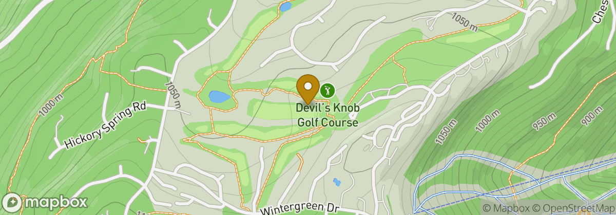 Map location: Devils Knob Golf Course