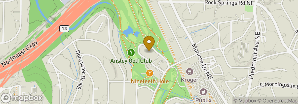 Map location: Ansley Golf Club