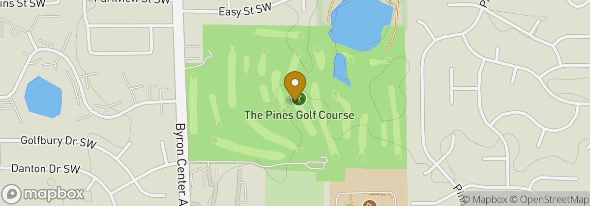 Map location: The Pines Golf Course