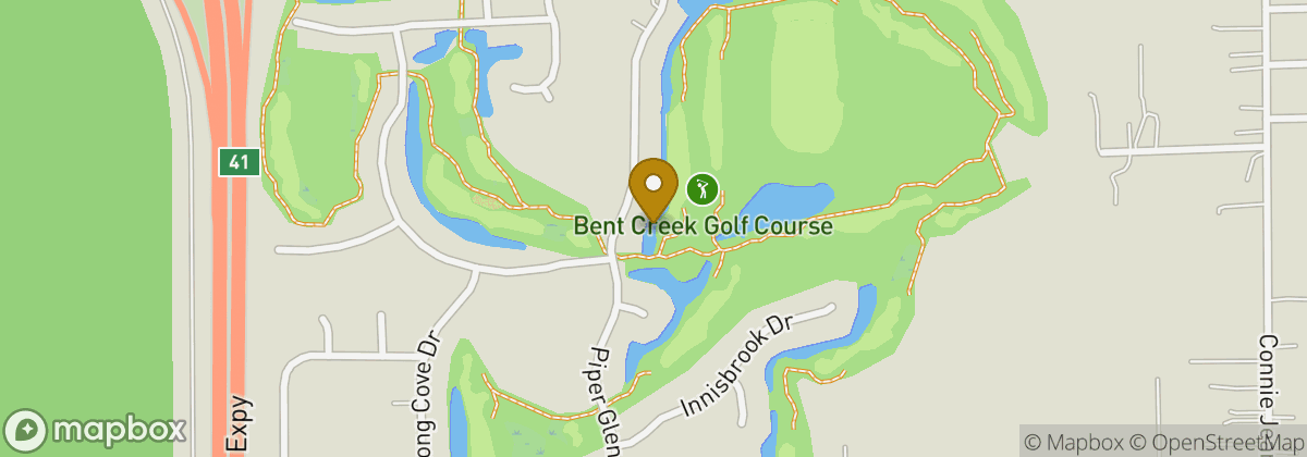 Map location: Bent Creek Golf Course
