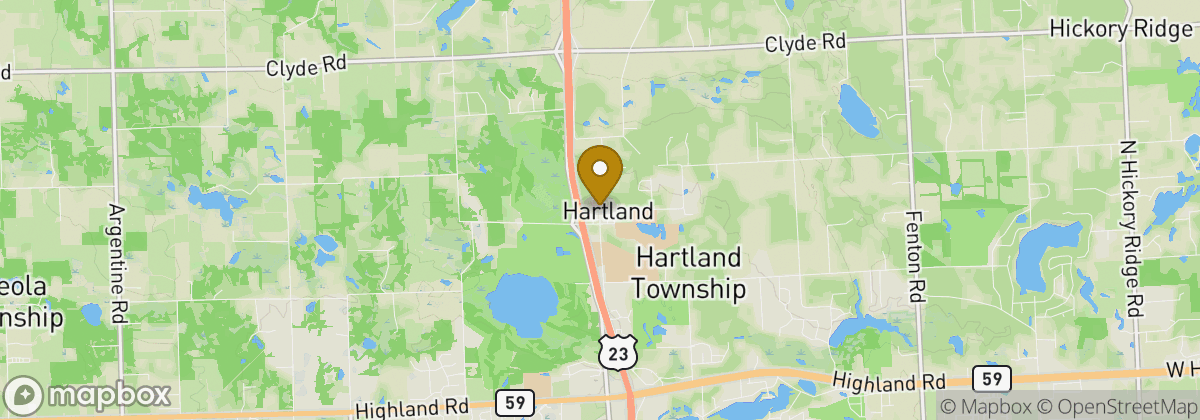 Map location: Hartland