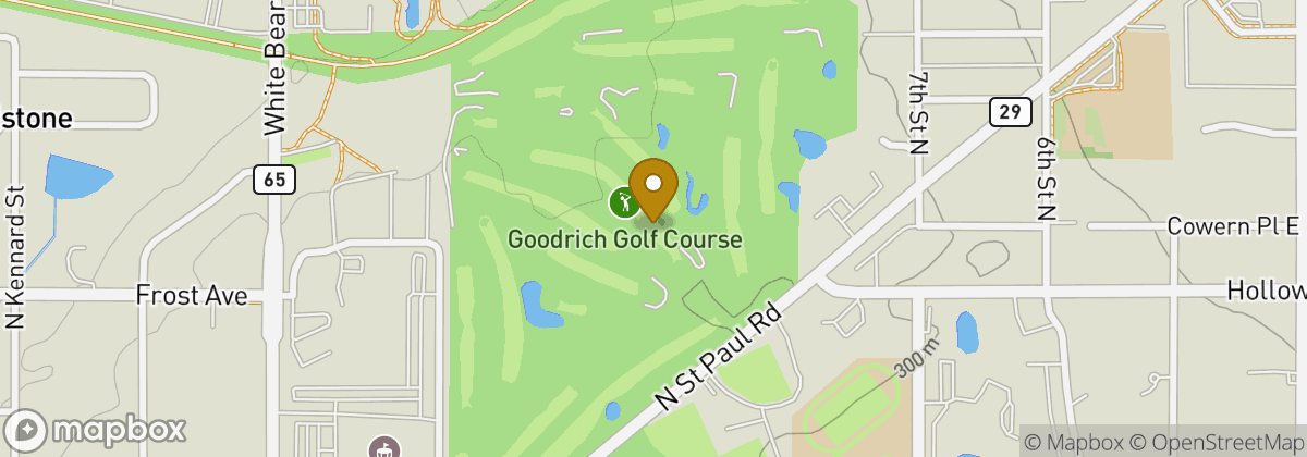 Map location: Goodrich Golf Course