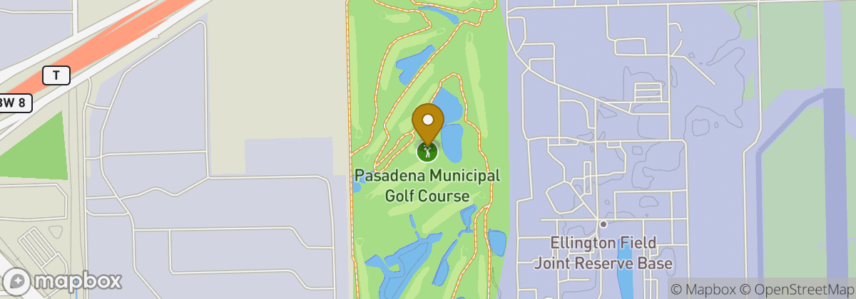 Map location: Pasadena Municipal Golf Course