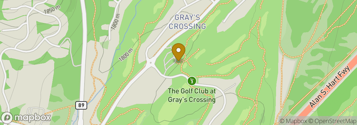Map location: Gray's Crossing Golf Course