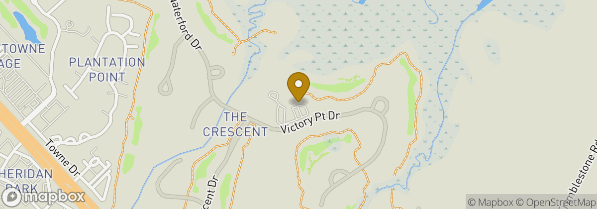 Map location: Crescent Pointe Golf Club