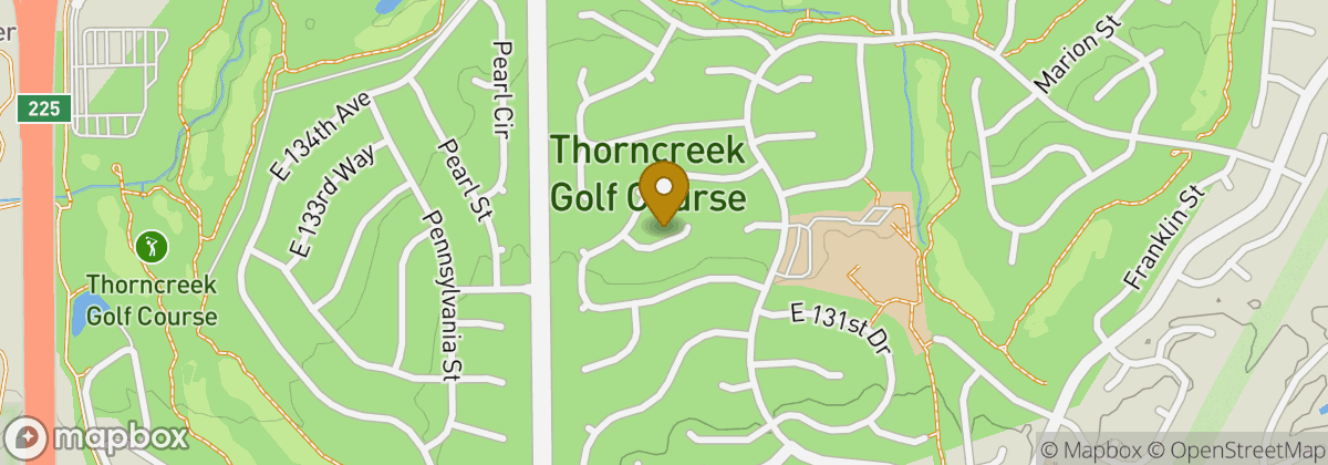 Map location: Thorncreek Golf Course