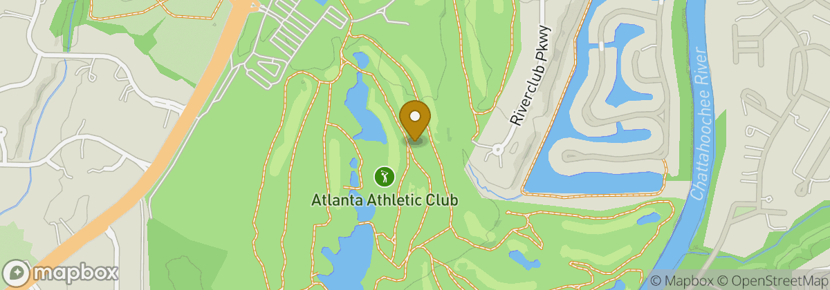 Map location: Atlanta Athletic Club