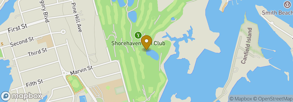 Map location: Shorehaven Golf Club