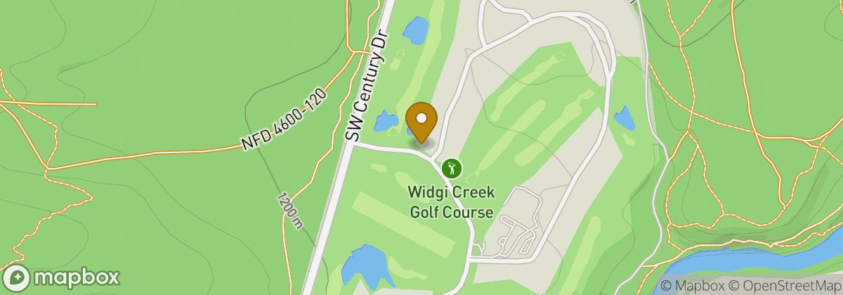 Map location: Widgi Creek Golf Club