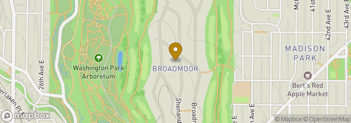 Map location: Broadmoor Golf Club