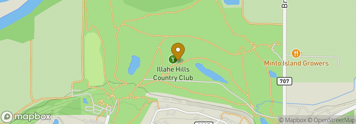 Map location: Illahe Hills Country Club