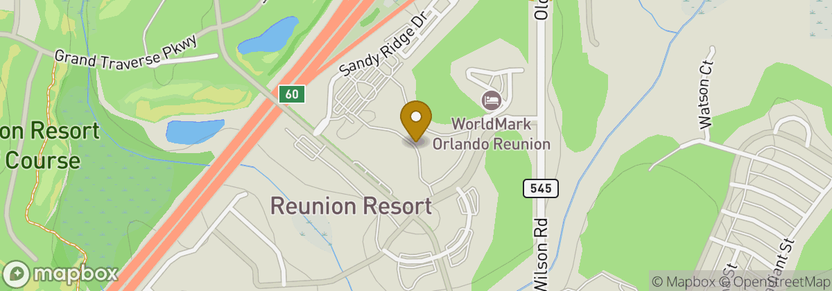 Map location: Reunion Resort & Golf Club