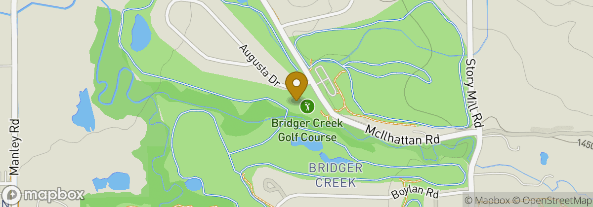 Map location: Bridger Creek Golf Course
