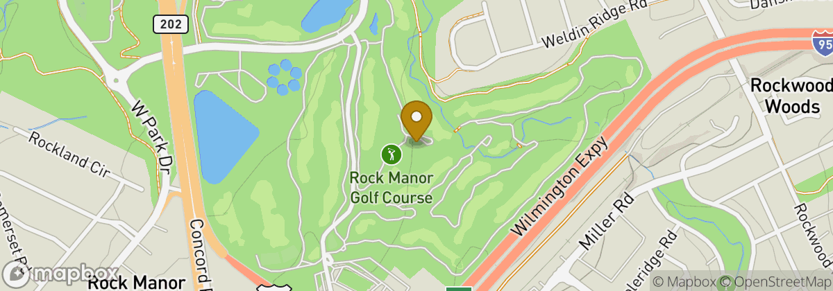 Map location: Rock Manor Golf Course