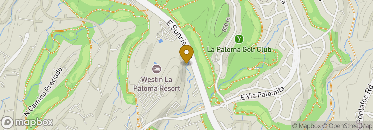 Map location: La Paloma Country Club