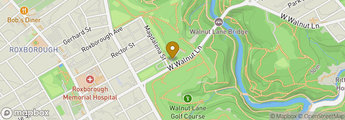 Map location: Walnut Lane Golf Club