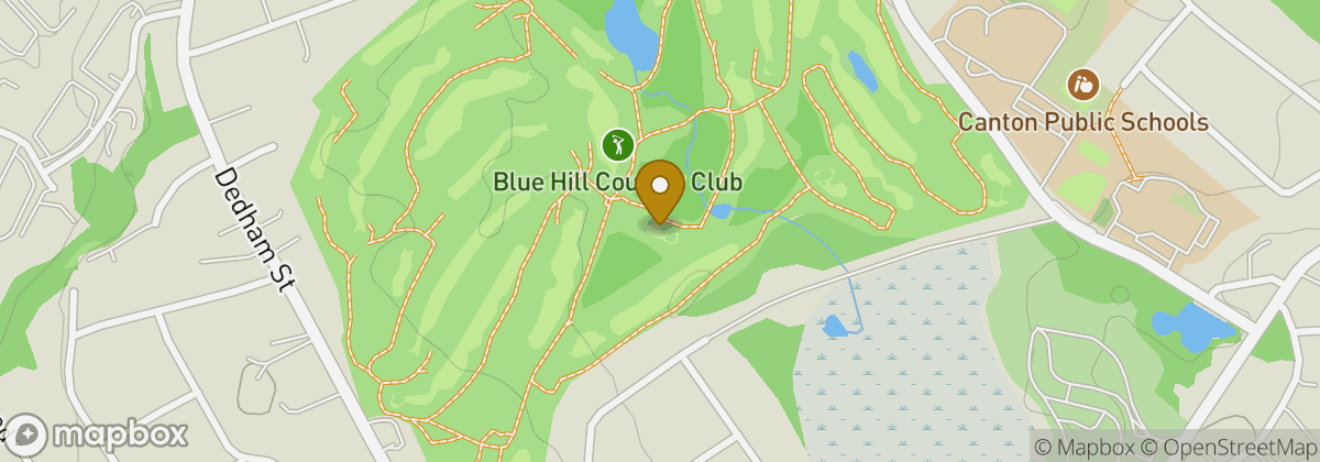 Map location: Blue Hill Country Club