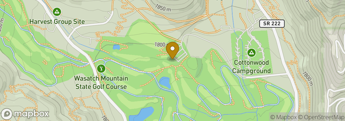 Map location: Wasatch Mountain Golf Course
