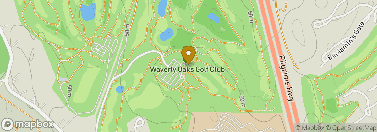 Map location: Waverly Oaks Golf Club