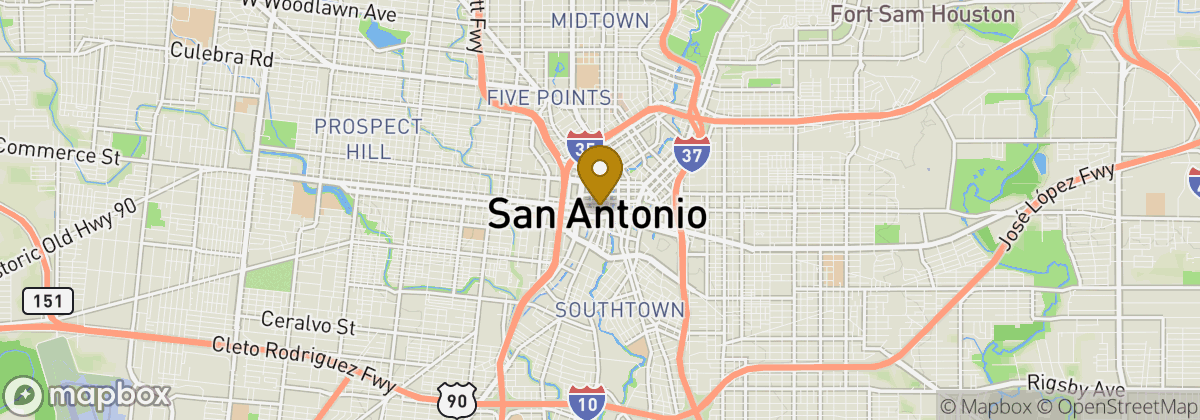 Map location: San Antonio