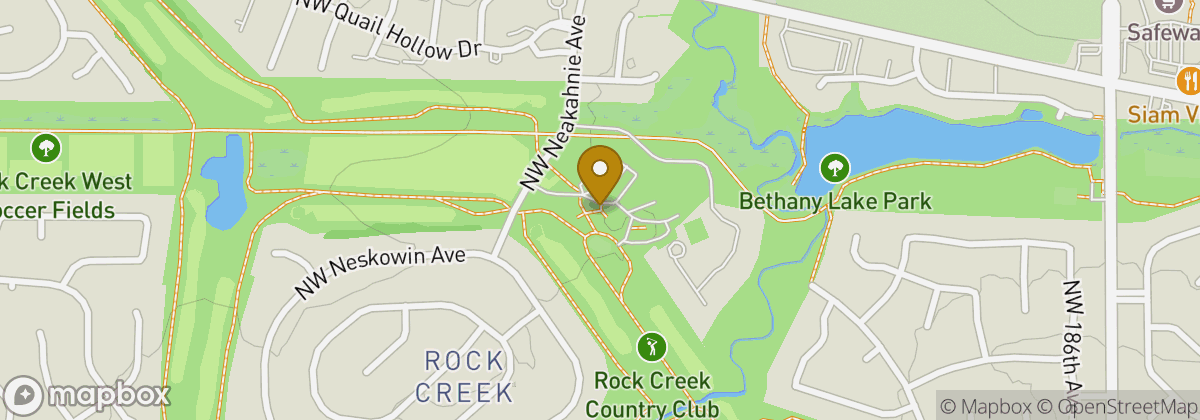 Map location: Rock Creek Country Club - Portland