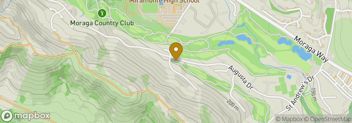 Map location: Moraga Country Club