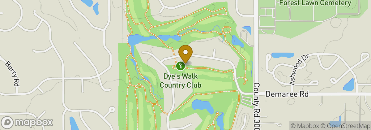 Map location: Dyes Walk Country Club