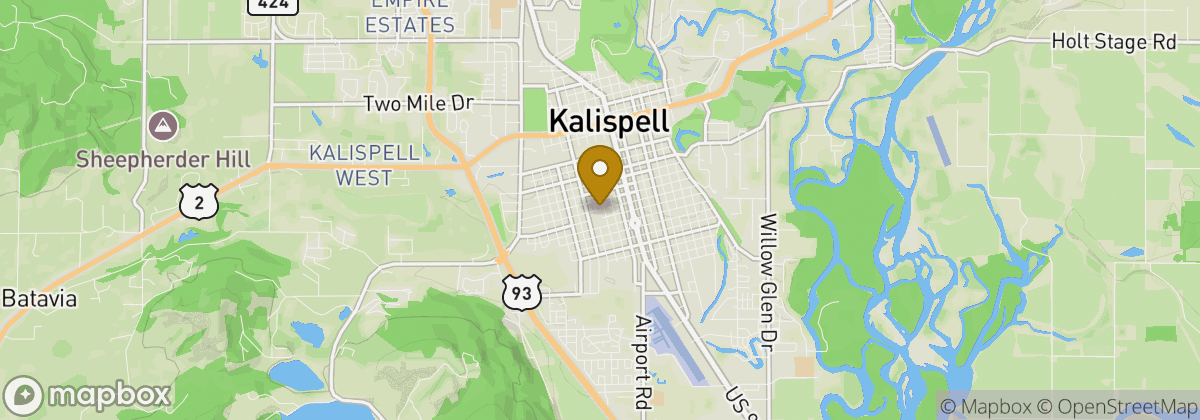 Map location: Kalispell