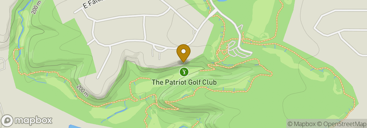 Map location: The Patriot Golf Course