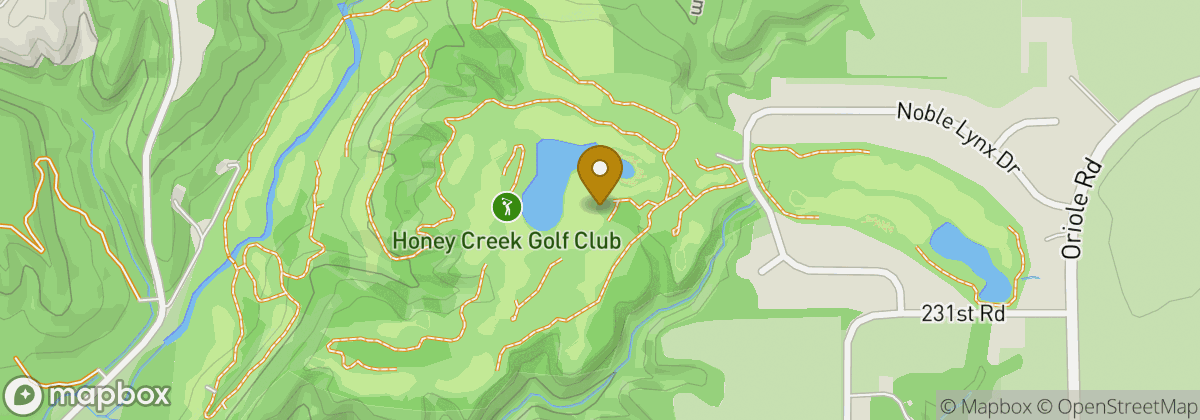 Map location: Honey Creek Golf Club
