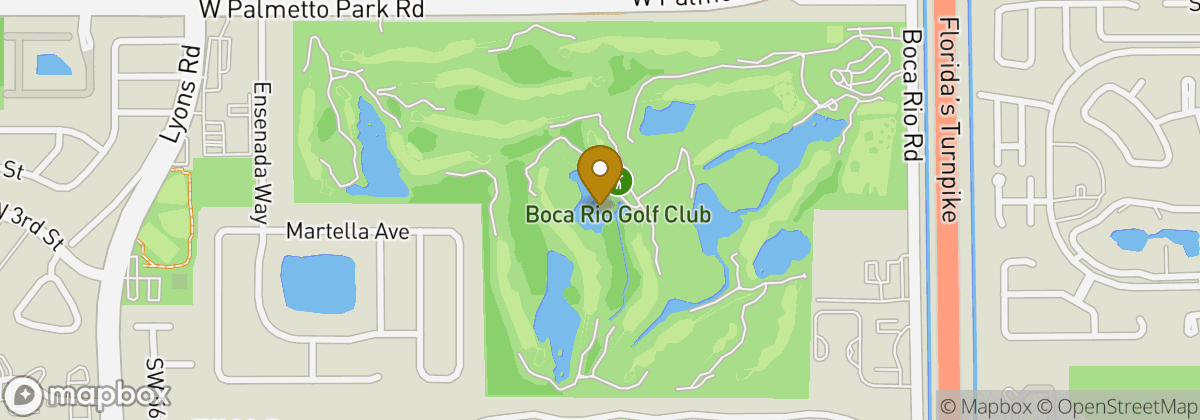 Map location: Boca Rio Golf Club